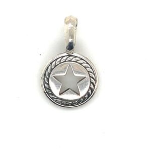 David Yurman Authentic Estate Star Pendant Silver DY463